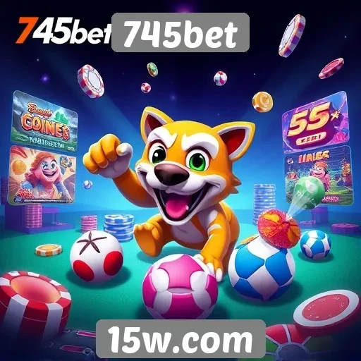 Variedade de jogos disponíveis na plataforma 745bet